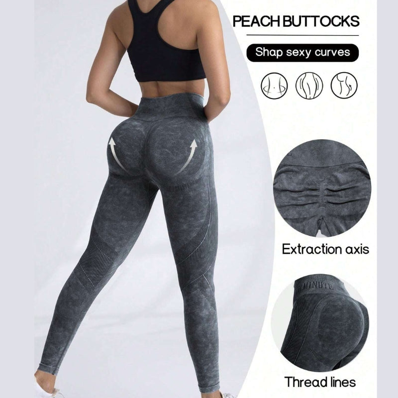 High Waist Knitted Butt-Lifting Yoga Pants