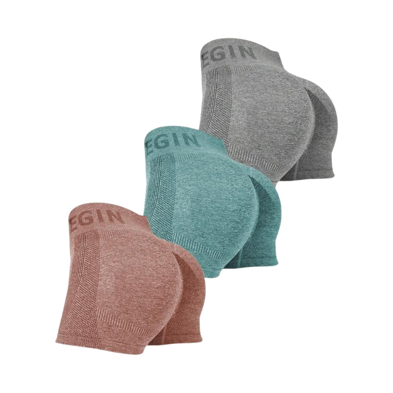 High Waist Sports Gym Shorts