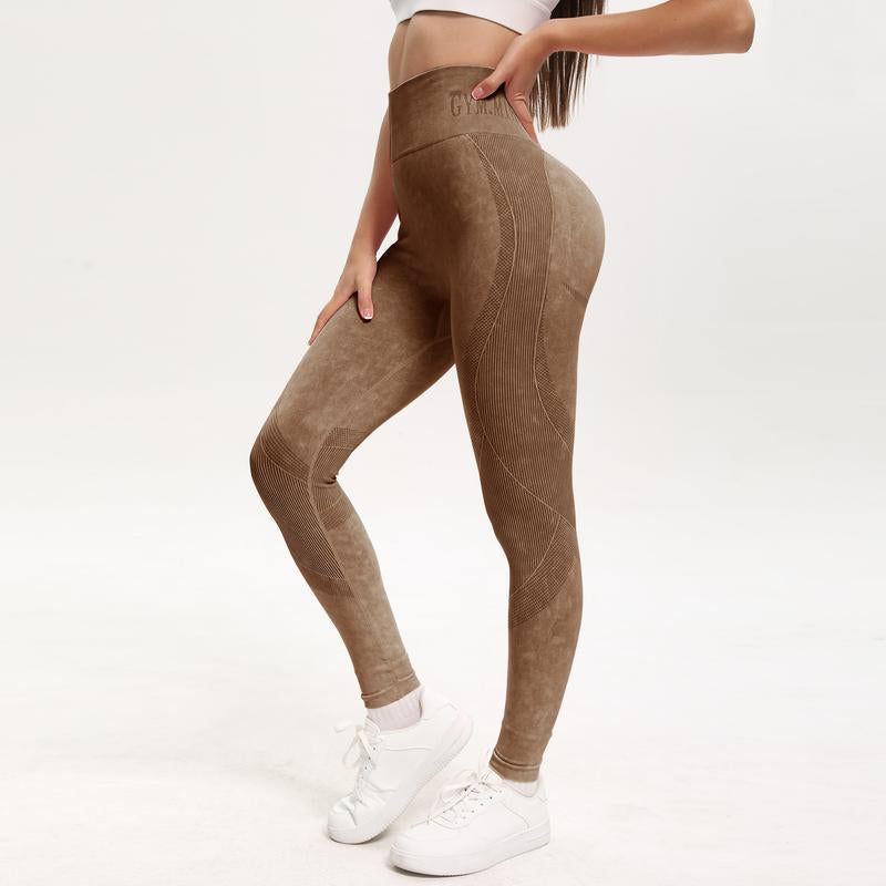 High Waist Knitted Butt-Lifting Yoga Pants