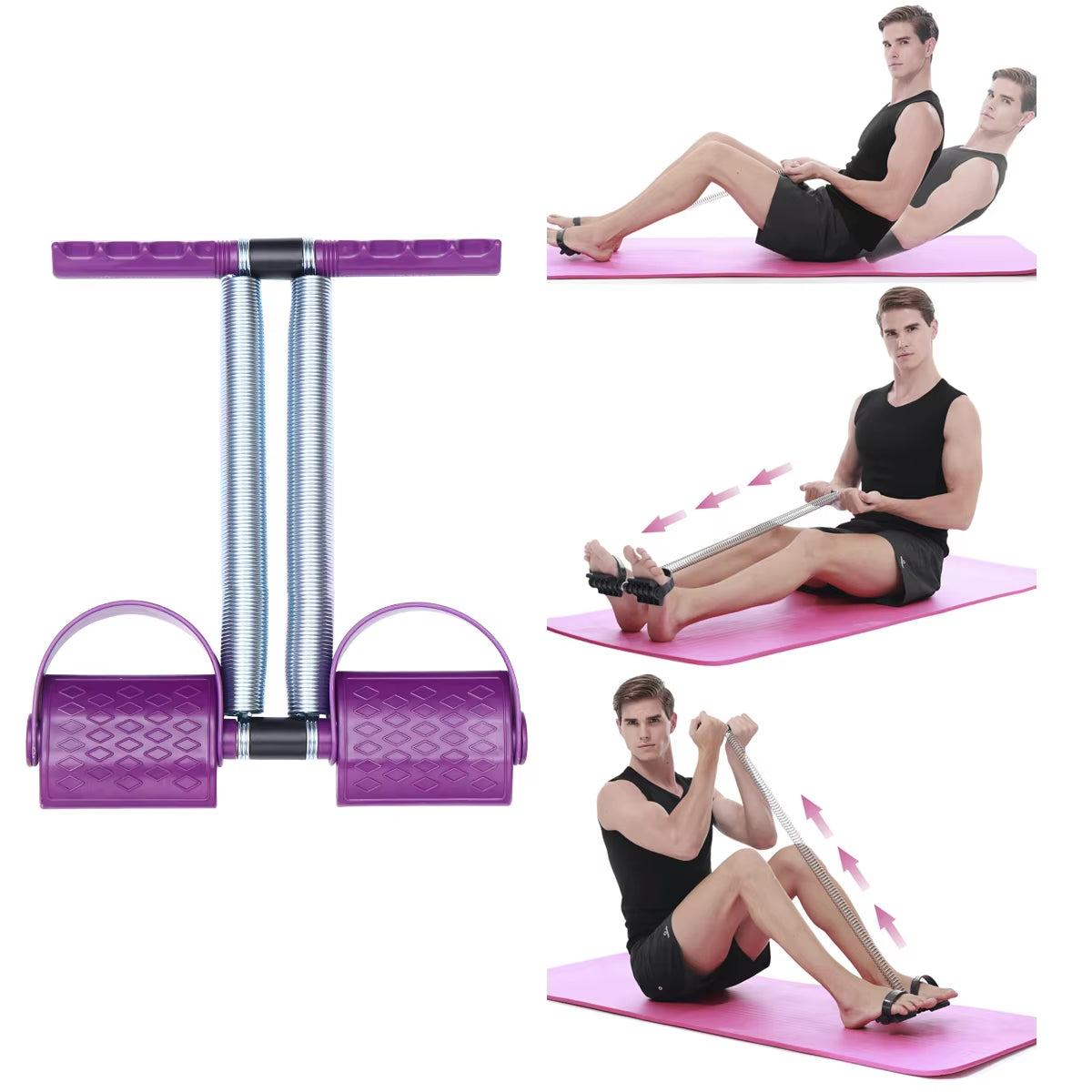 PowerStride™ – Portable Full-Body Fitness Pedal Trainer with Dual Resistance