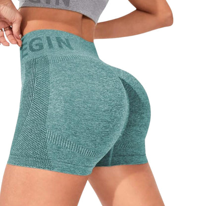 High Waist Sports Gym Shorts