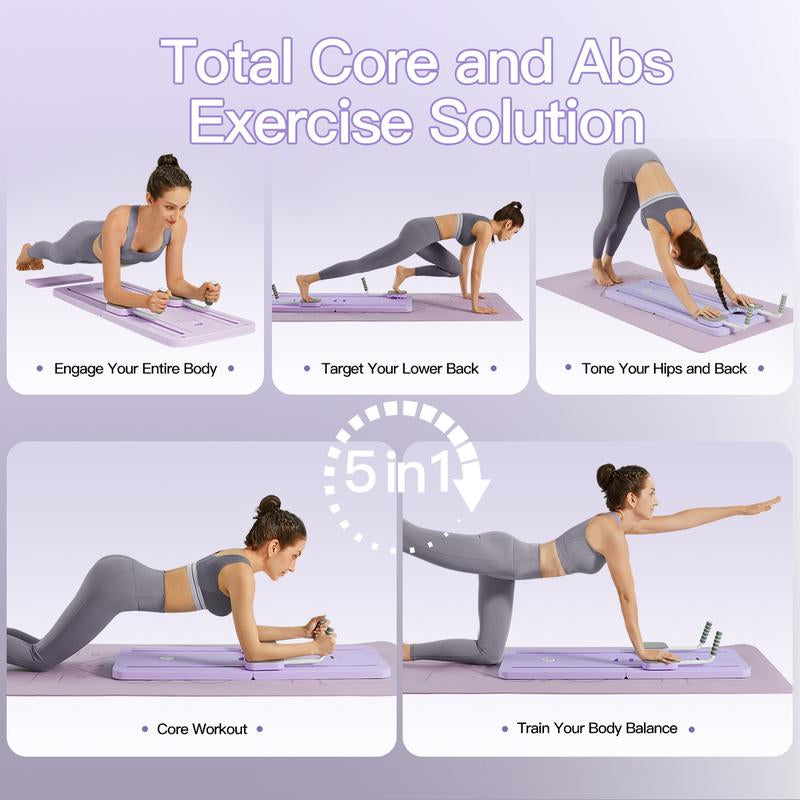 Foldable AB, Pilates Reformer Exercise Board