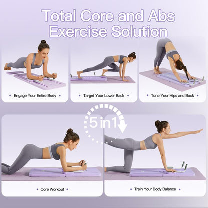 Foldable AB, Pilates Reformer Exercise Board