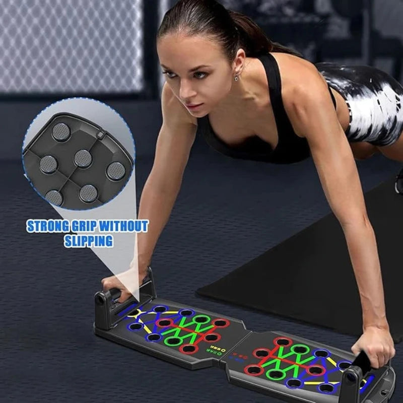 Foldable Push-Up Board Set for Full-Body Workout