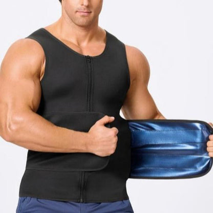 Sauna Sports Vest Suit Top