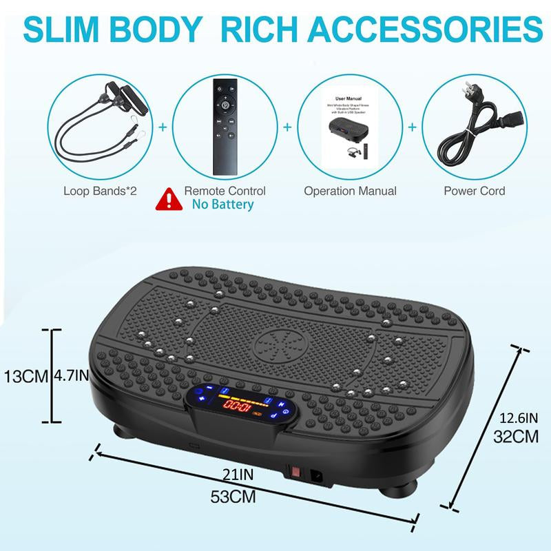 Vibration Plate Fitness Exercise Machine