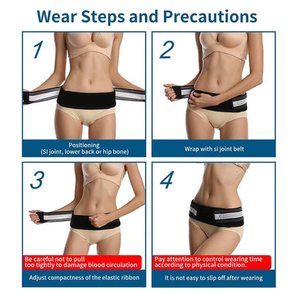 Ultimate SI Hip Support Belt – Relieve Lower Back, Pelvis & Sciatica Pain Fast!