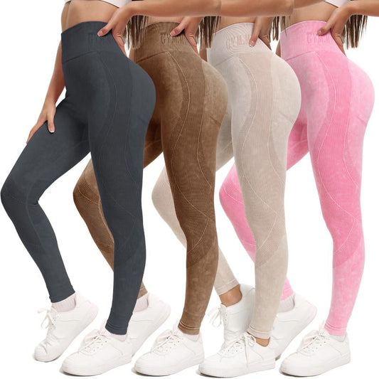 High Waist Knitted Butt-Lifting Yoga Pants